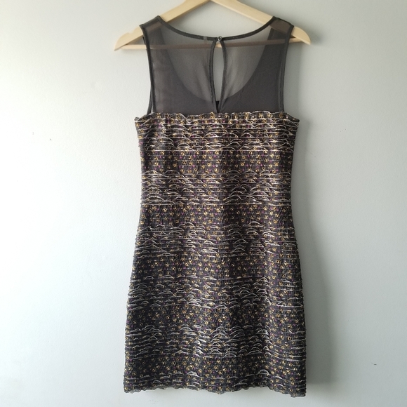 Free People Shimmy Ruffle Bodycon Dress Small - Picture 9 of 10